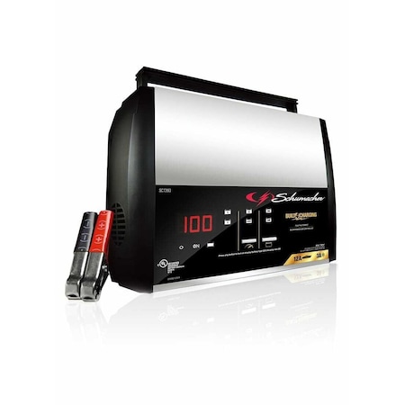 Schumacher Electric Fully Automatic Battery Charger, 12A, 6V/12V, 3A